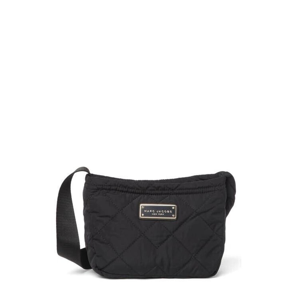 Marc Jacobs Puffy Quilted Small Crossbody Bag Y2k Black Logo Plate